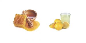 мед и лимонный сок